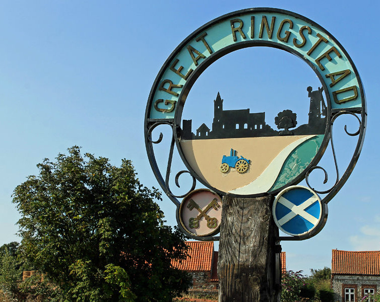 Great Ringstead village sign